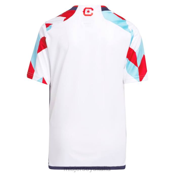 MLS Jerseys Chicago Fire adidas White 2023 un kit per tutte le maglie replica bambini maglia ZB4R157