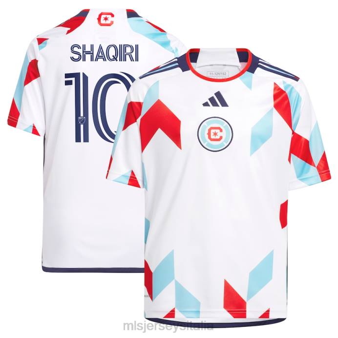 MLS Jerseys Chicago Fire Xherdan Shaqiri adidas White 2023 un kit per tutte le maglie replica player bambini maglia ZB4R879