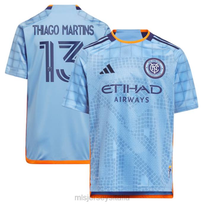 MLS Jerseys new york city fc thiago martins adidas azzurro 2023 the interboro kit replica player jersey bambini maglia ZB4R872