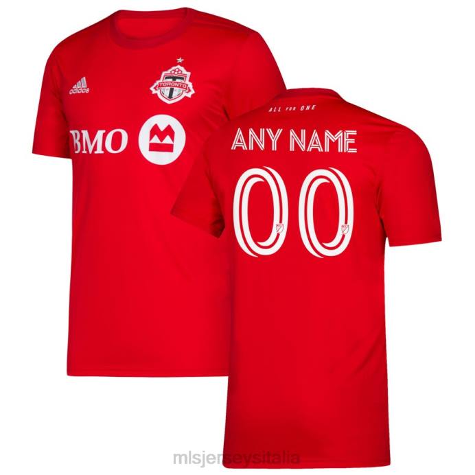 MLS Jerseys Maglia personalizzata Toronto FC adidas rossa 2019 replica primaria bambini maglia ZB4R1320