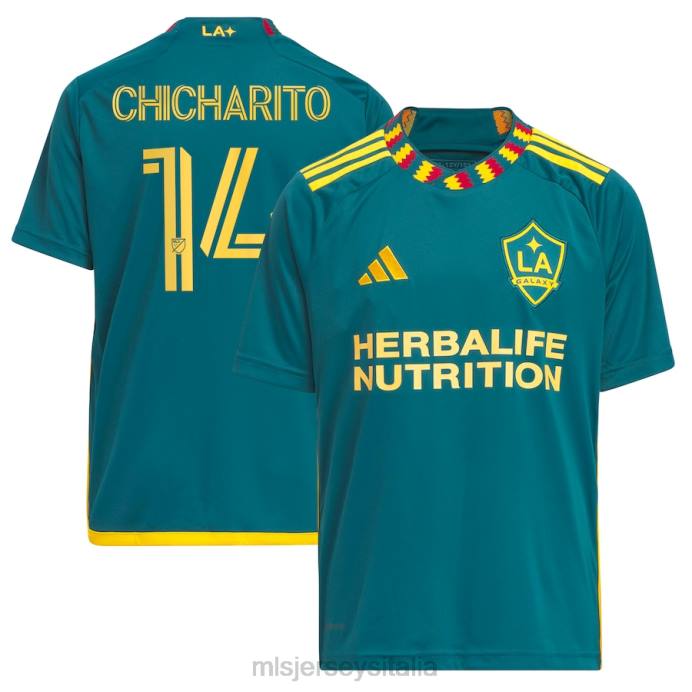 MLS Jerseys la galaxy chicharito adidas verde 2023 la kit replica maglia giocatore bambini maglia ZB4R273