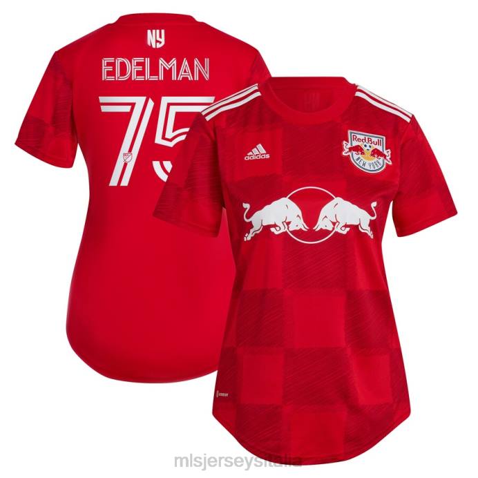 MLS Jerseys maglia da giocatore replica 1ritmo 2023 rossa adidas daniel edelman dei new york red bulls donne maglia ZB4R1137