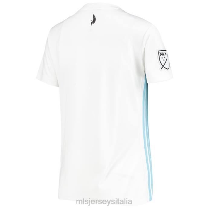 MLS Jerseys Maglia replica della squadra trasferta bianca adidas 2020 del Minnesota United FC donne maglia ZB4R661