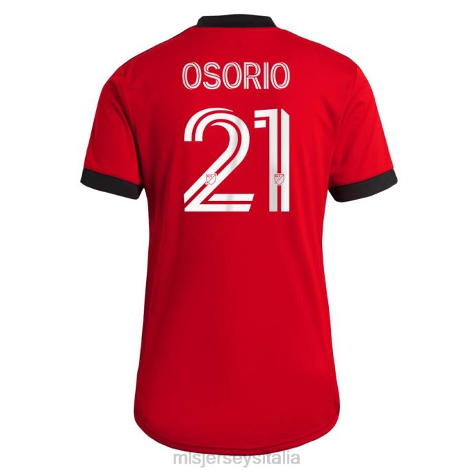 MLS Jerseys Maglia replica player Toronto FC Jonathan Osorio Adidas rossa 2021 A41 donne maglia ZB4R1346