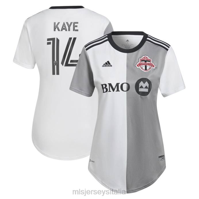 MLS Jerseys maglia del giocatore replica del kit comunitario adidas bianca 2023 del toronto fc mark-anthony kaye donne maglia ZB4R1161