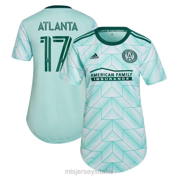 MLS Jerseys Maglia giocatore replica del kit Atlanta United FC Adidas Mint 2023 The Forest donne maglia ZB4R676