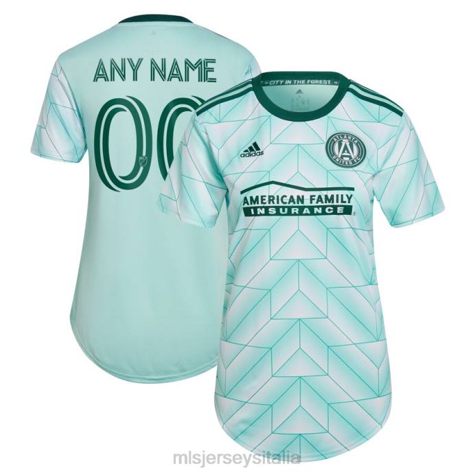 MLS Jerseys Maglia personalizzata replica del kit Atlanta United FC Adidas Mint 2022 The Forest donne maglia ZB4R887