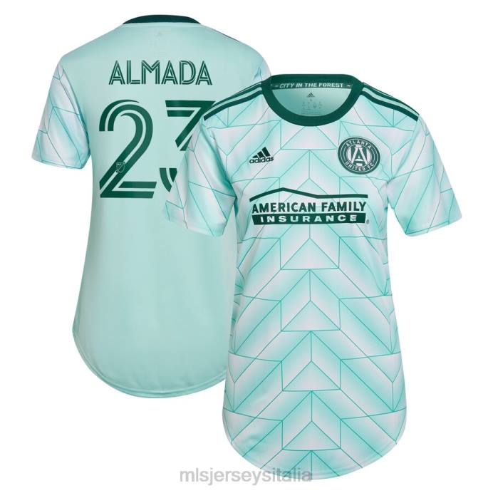 MLS Jerseys maglia giocatore replica kit atlanta United fc thiago almada adidas menta 2023 the forest donne maglia ZB4R741
