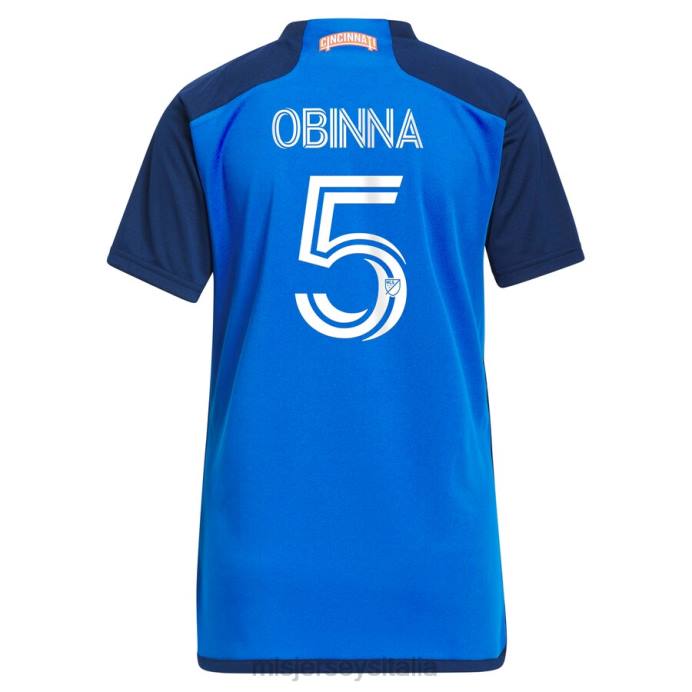 MLS Jerseys Maglia replica del kit fiume adidas blu 2023 del fc cincinnati obinna nwobodo donne maglia ZB4R1344