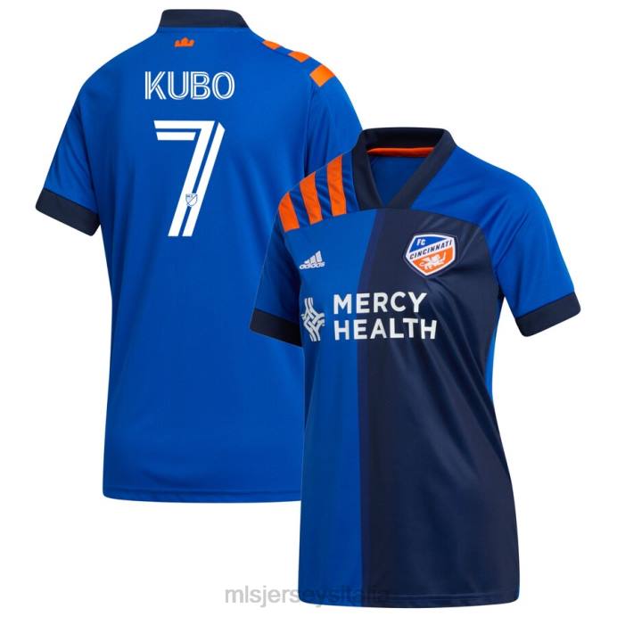 MLS Jerseys Maglia FC Cincinnati Yuya Kubo Adidas Blu 2020 Bold Replica donne maglia ZB4R991