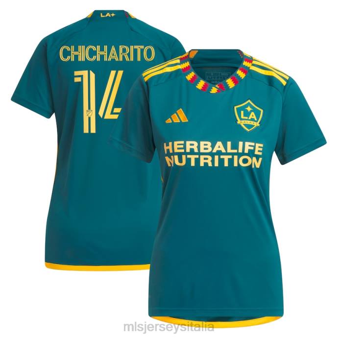 MLS Jerseys la galaxy chicharito adidas verde 2023 la kit replica maglia giocatore donne maglia ZB4R592