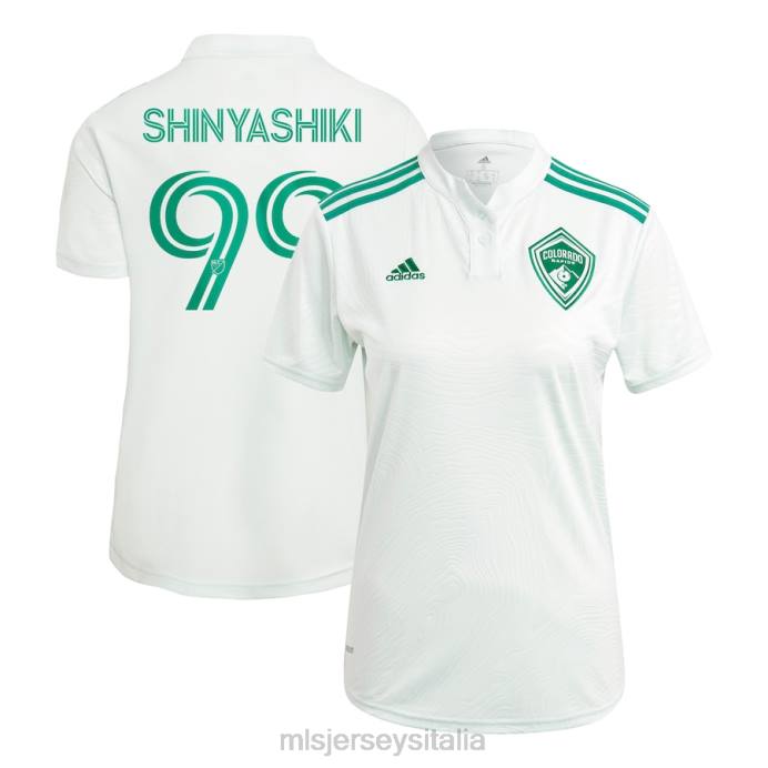 MLS Jerseys Colorado Rapids Andre Shinashiki Maglia adidas verde replica giocatore classe cinque 2021 donne maglia ZB4R1368