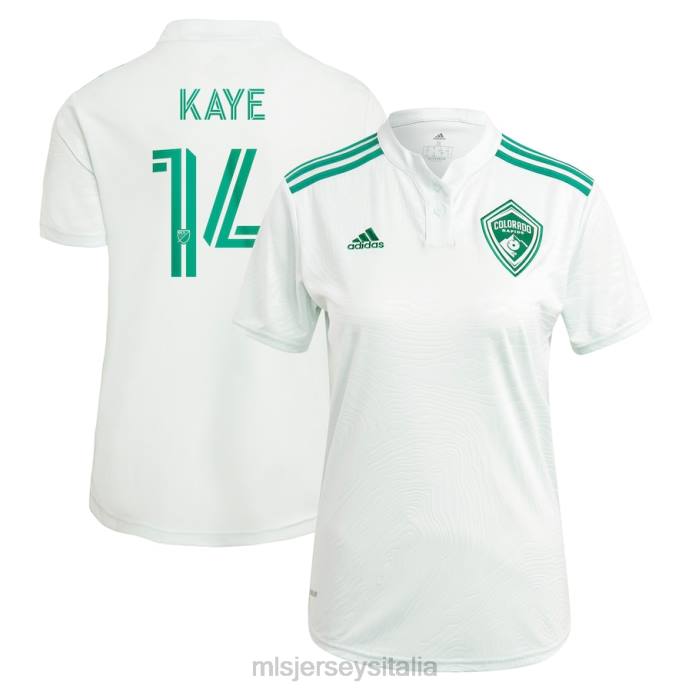 MLS Jerseys Colorado Rapids Mark-Anthony Kaye Maglia da giocatore replica adidas verde 2021 classe cinque donne maglia ZB4R1513