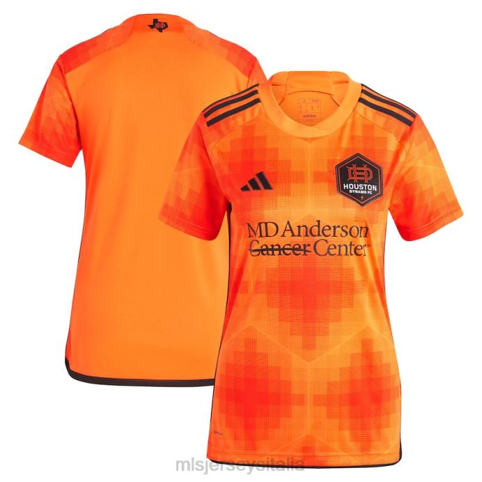 MLS Jerseys Maglia Houston Dynamo FC Adidas Arancione 2023 El Sol Replica donne maglia ZB4R335