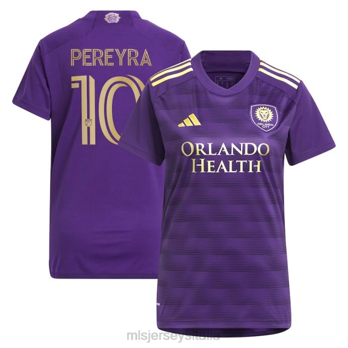 MLS Jerseys Orlando City SC Mauricio Pereyra adidas viola 2023 The Wall Kit replica maglia giocatore donne maglia ZB4R962