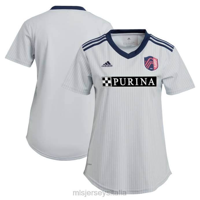 MLS Jerseys st. louis city sc adidas grigia 2023 maglia replica del kit spirito donne maglia ZB4R87