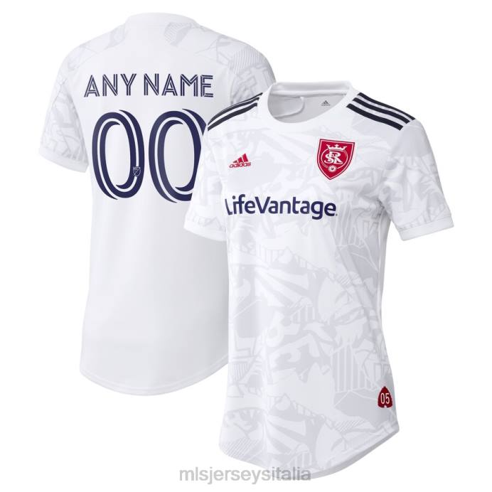 MLS Jerseys Real Salt Lake adidas bianco 2021 la maglia replica personalizzata secondaria del tifoso donne maglia ZB4R1008