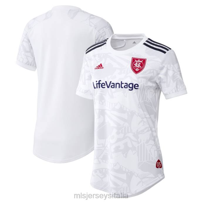 MLS Jerseys Real Salt Lake adidas bianco 2021 la maglia replica secondaria del tifoso donne maglia ZB4R905