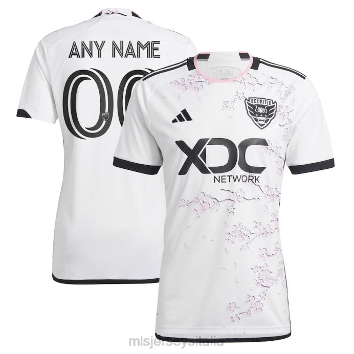 MLS Jerseys DC United adidas bianco 2023 la maglia personalizzata replica del kit Cherry Blossom uomini maglia ZB4R314