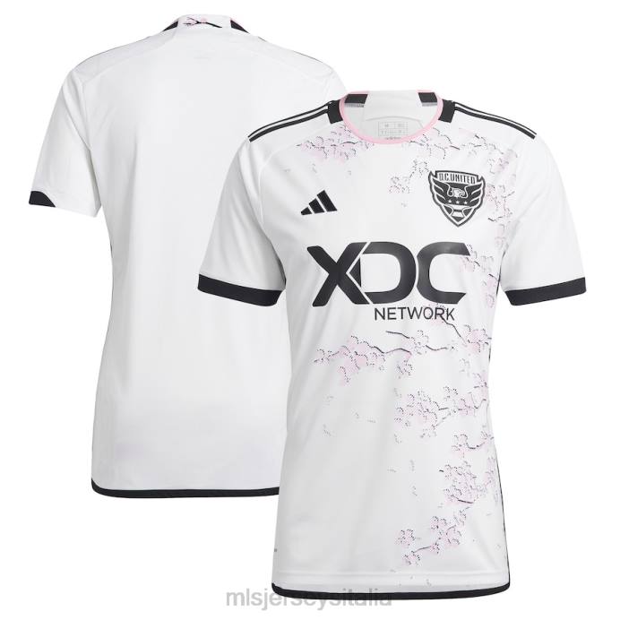 MLS Jerseys DC United adidas bianco 2023 la maglia replica del kit Cherry Blossom uomini maglia ZB4R43