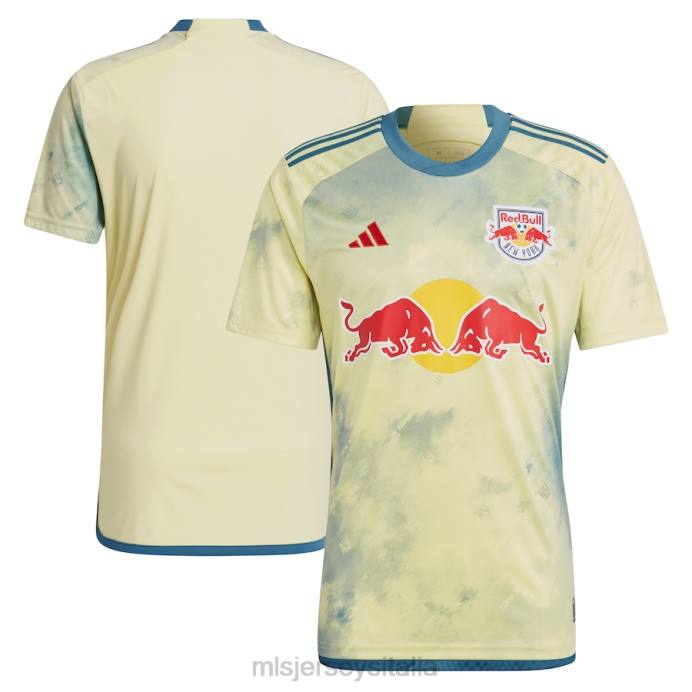 MLS Jerseys maglia replica del kit Daniel Patrick giallo adidas dei New York Red Bulls 2023 uomini maglia ZB4R92