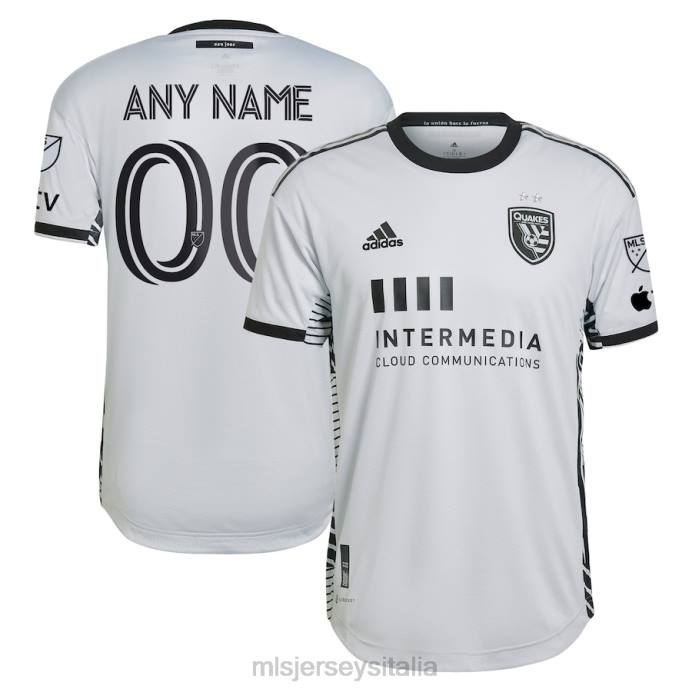 MLS Jerseys terremoti di san jose adidas grigia 2023 the creator kit autentica maglia personalizzata uomini maglia ZB4R783