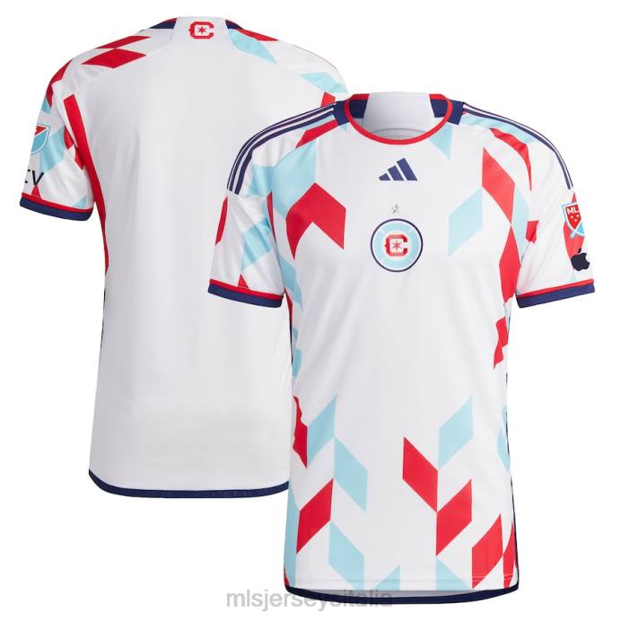 MLS Jerseys Chicago Fire adidas White 2023 un kit per tutte le maglie autentiche uomini maglia ZB4R170