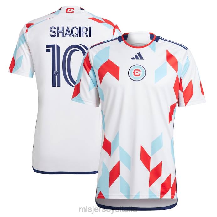 MLS Jerseys Chicago Fire Xherdan Shaqiri adidas White 2023 un kit per tutte le maglie replica player uomini maglia ZB4R632