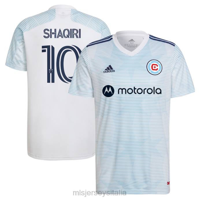 MLS Jerseys Chicago Fire Xherdan Shaqiri adidas bianca 2022 kit Lakefront replica maglia giocatore uomini maglia ZB4R963