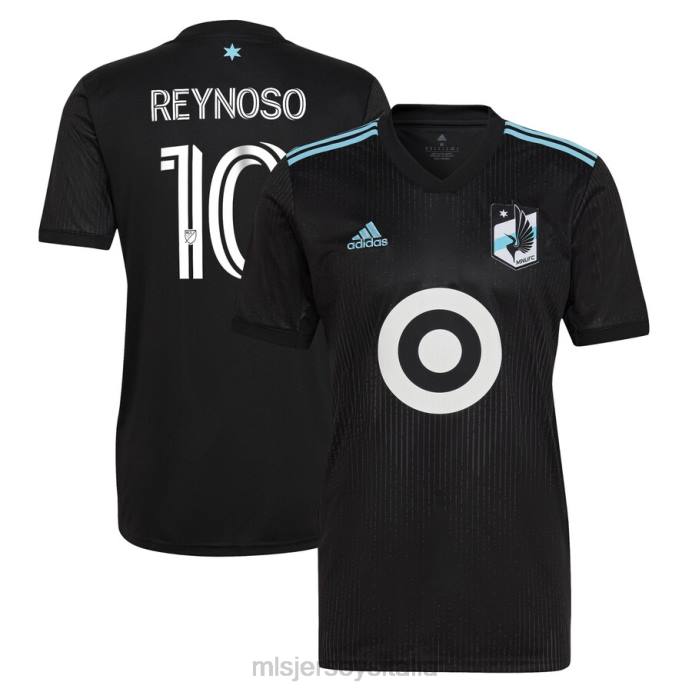 MLS Jerseys Minnesota United FC Emanuel Reynoso Adidas Nero 2022 Minnesota Night Kit Replica Player Jersey uomini maglia ZB4R1283