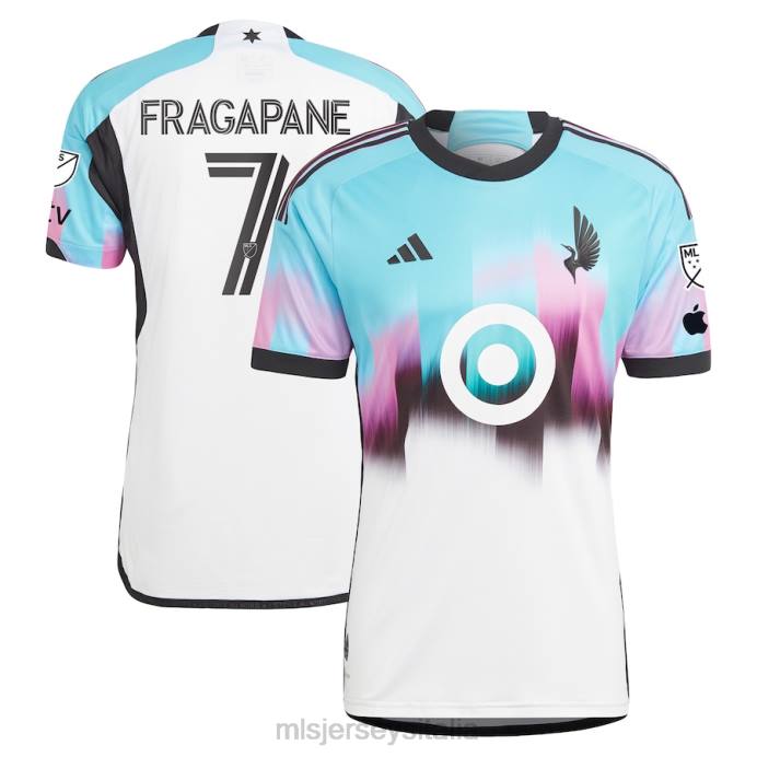 MLS Jerseys maglia adidas bianca 2023 del kit dell'aurora boreale del Minnesota United FC Franco Fragapane uomini maglia ZB4R692