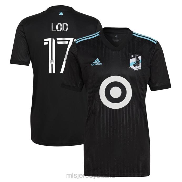 MLS Jerseys maglia del giocatore replica del kit Minnesota Night 2022 adidas nera del Minnesota United FC Robin Lod uomini maglia ZB4R1013