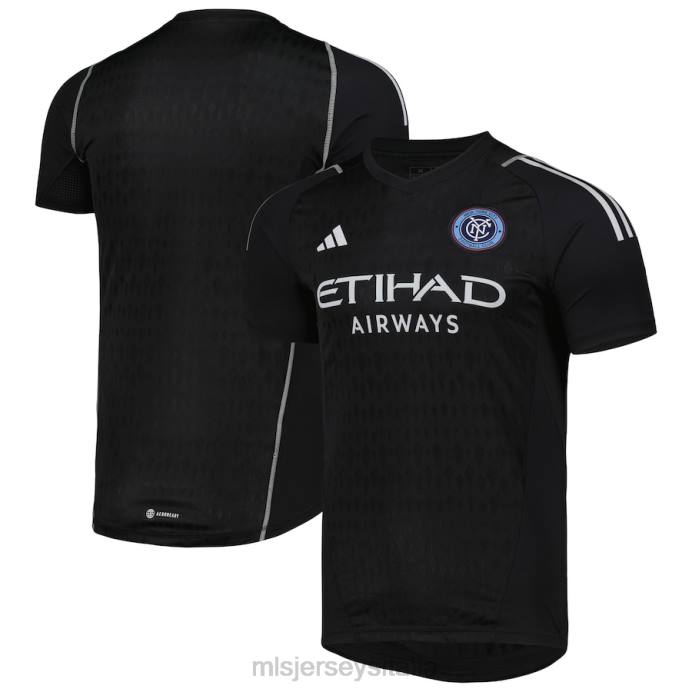 MLS Jerseys Maglia da portiere replica nera del New York City FC adidas 2023 uomini maglia ZB4R268