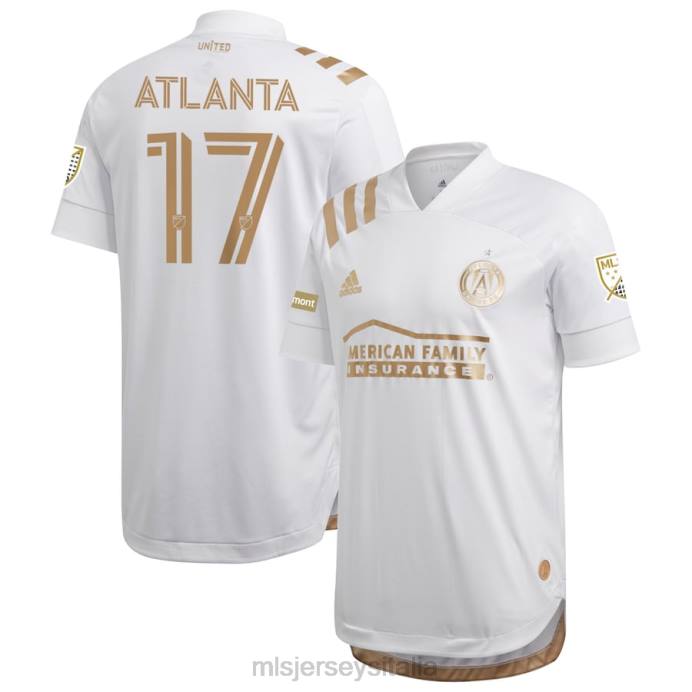 MLS Jerseys Maglia Atlanta United FC Adidas Bianca 2020 King's Authentic uomini maglia ZB4R1211