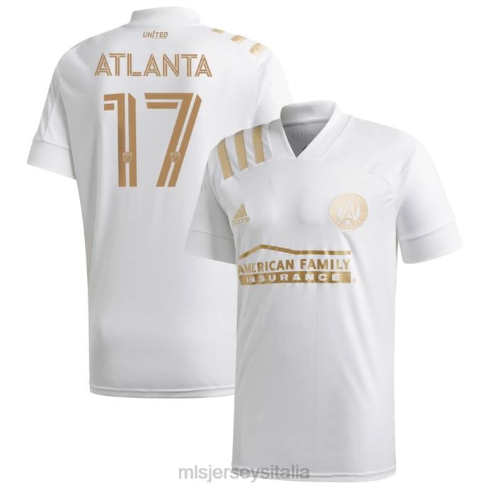 MLS Jerseys Maglia Atlanta United FC Adidas Bianca 2020 King's Replica uomini maglia ZB4R1308