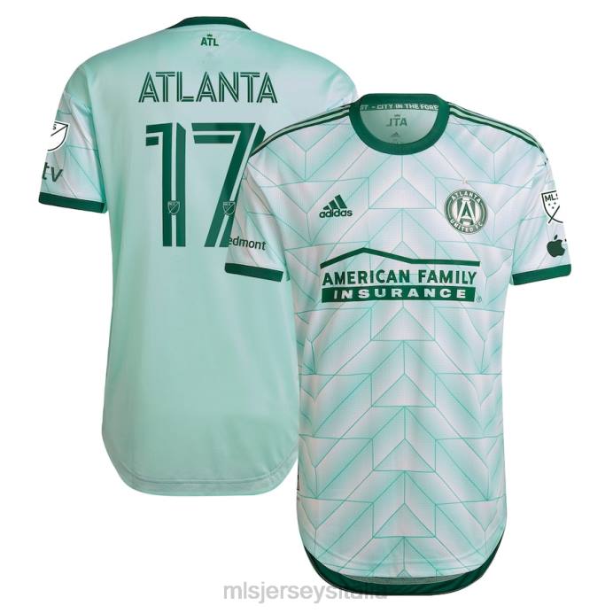 MLS Jerseys Maglia da giocatore autentica del kit Atlanta United FC Adidas Mint 2023 The Forest uomini maglia ZB4R875