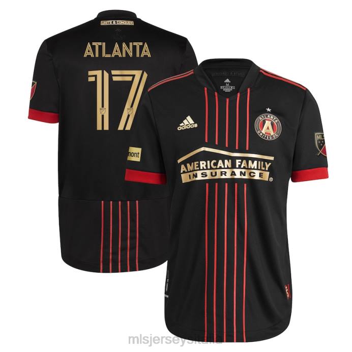 MLS Jerseys tifosi dell'Atlanta United FC adidas nera 2021 la maglia autentica del kit blvck uomini maglia ZB4R406