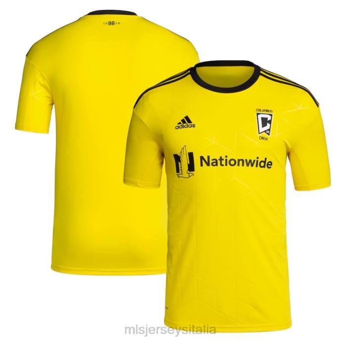 MLS Jerseys Maglia vuota replica del kit Columbus Crew Adidas giallo 2022 Gold Standard uomini maglia ZB4R163