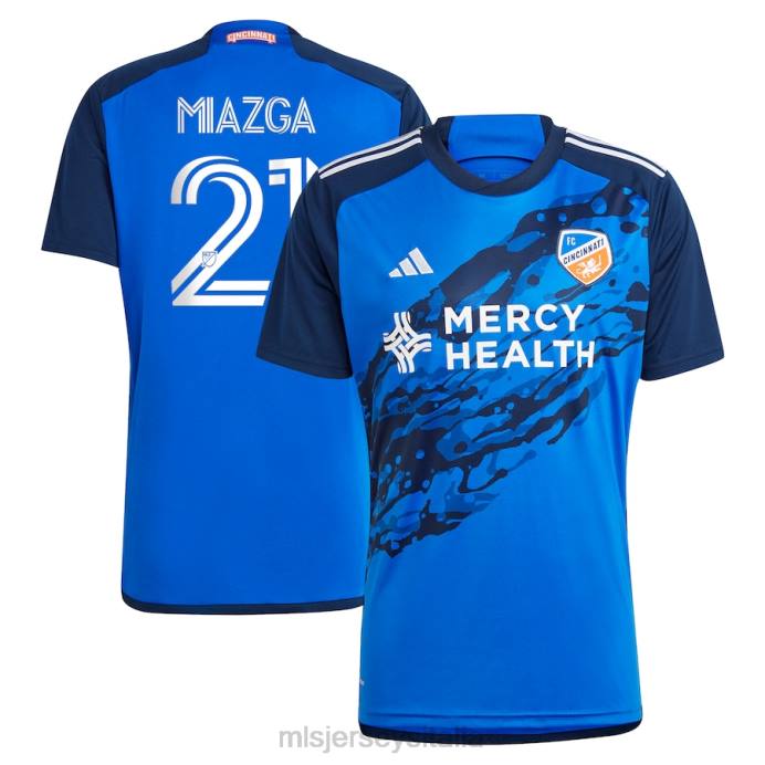 MLS Jerseys Maglia replica kit fiume adidas blu 2023 fc cincinnati matt miazga uomini maglia ZB4R533