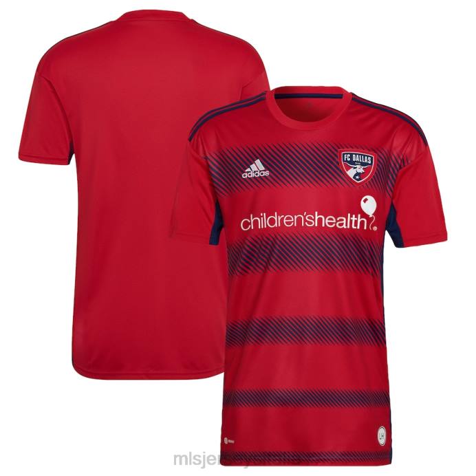 MLS Jerseys Maglia replica del kit crescendo rosso adidas fc dallas 2023 uomini maglia ZB4R796