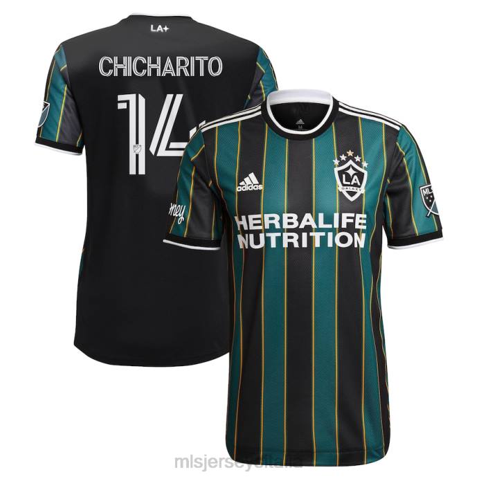MLS Jerseys la galaxy chicharito adidas nera 2021 la maglia del giocatore autentica del kit della comunità la galaxy uomini maglia ZB4R355