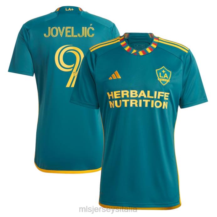 MLS Jerseys la galaxy dejan joveljic adidas verde 2023 la kit replica maglia giocatore uomini maglia ZB4R961