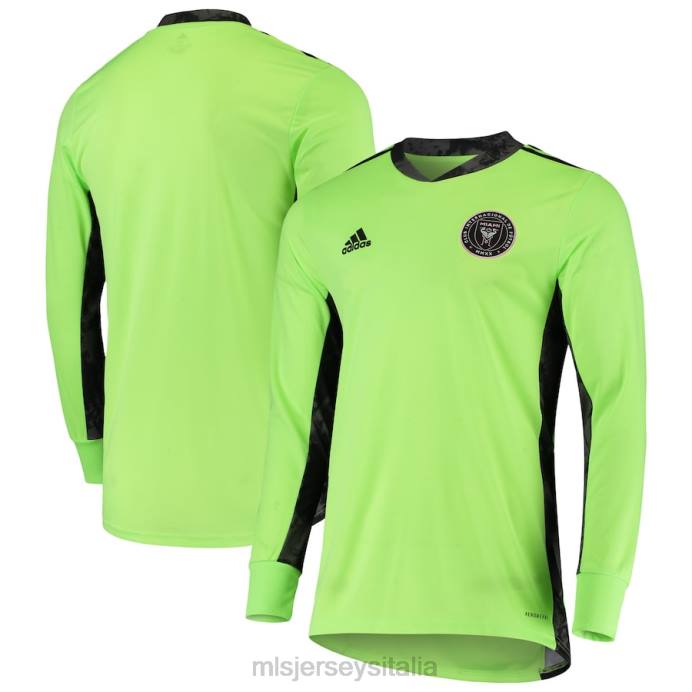 MLS Jerseys Inter Miami CF Maglia adidas replica verde portiere manica lunga uomini maglia ZB4R829