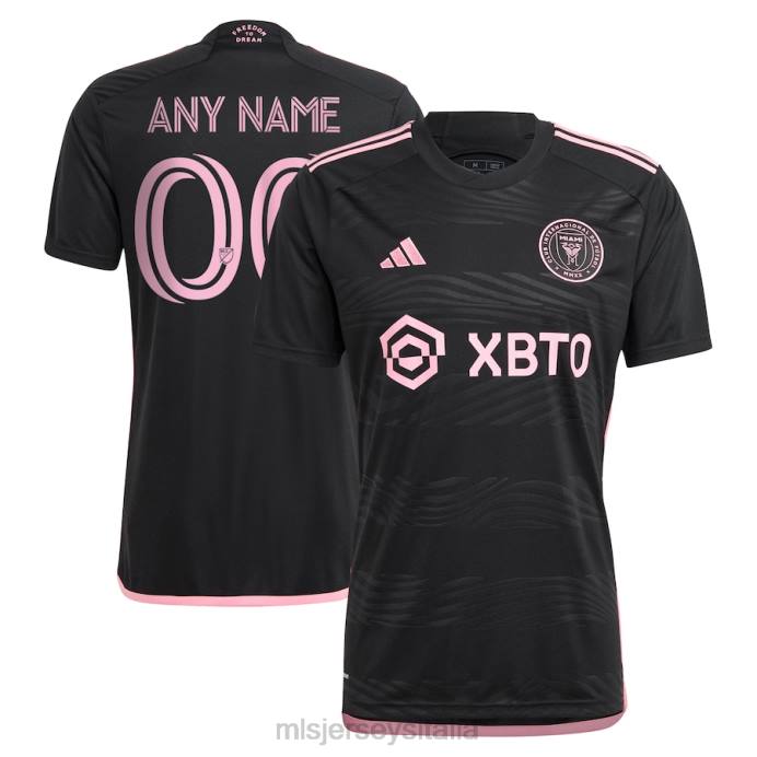 MLS Jerseys maglia personalizzata replica inter miami cf adidas nera 2023 la noche uomini maglia ZB4R503