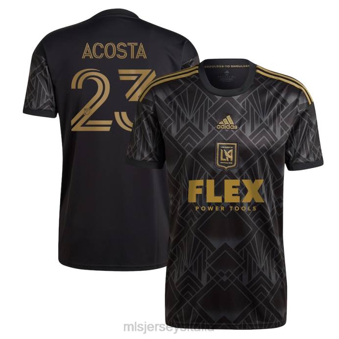 MLS Jerseys lafc kellyn acosta adidas nera 2022 kit replica player per il 5° anniversario uomini maglia ZB4R1282