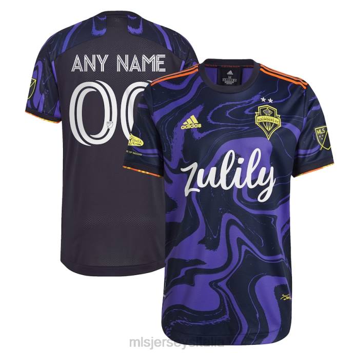 MLS Jerseys Seattle Sounders FC adidas viola 2021 la maglia personalizzata autentica del kit Jimi Hendrix uomini maglia ZB4R750