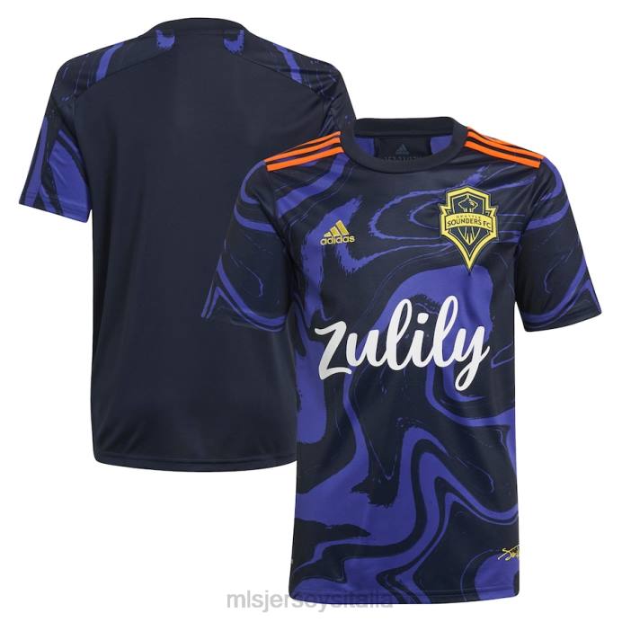 MLS Jerseys seattle sounders fc adidas viola 2021 la maglia replica del kit jimi hendrix uomini maglia ZB4R24