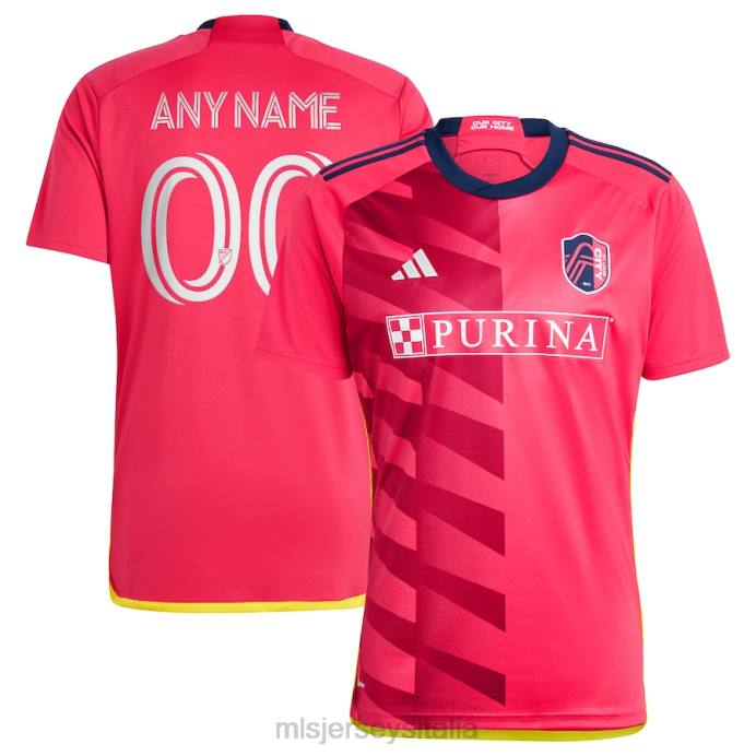 MLS Jerseys st. maglia personalizzata replica del kit città adidas rossa 2023 louis city sc uomini maglia ZB4R69